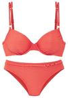 Lascana B&uuml;gel-Bikini Bikini Set Damen - koralle