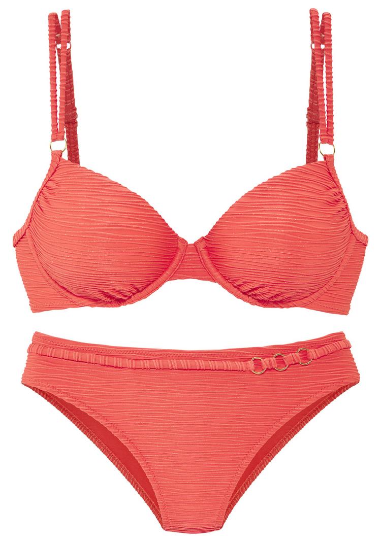 Lascana Lascana B&uuml;gel-Bikini Bikini Set Damen - koralle - 0 | SportScheck