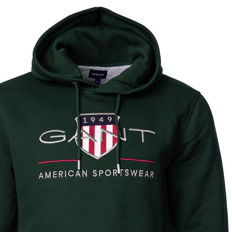 GANT GANT Sweatshirt Sweatshirt Herren - Gr&uuml;n (Tartan Green) - 0 | SportScheck