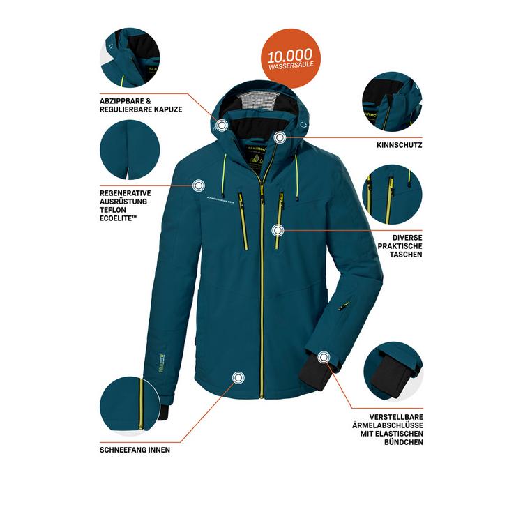 KILLTEC KILLTEC KSW 44 Skijacke Herren - dunkelpetrol - 3 | SportScheck