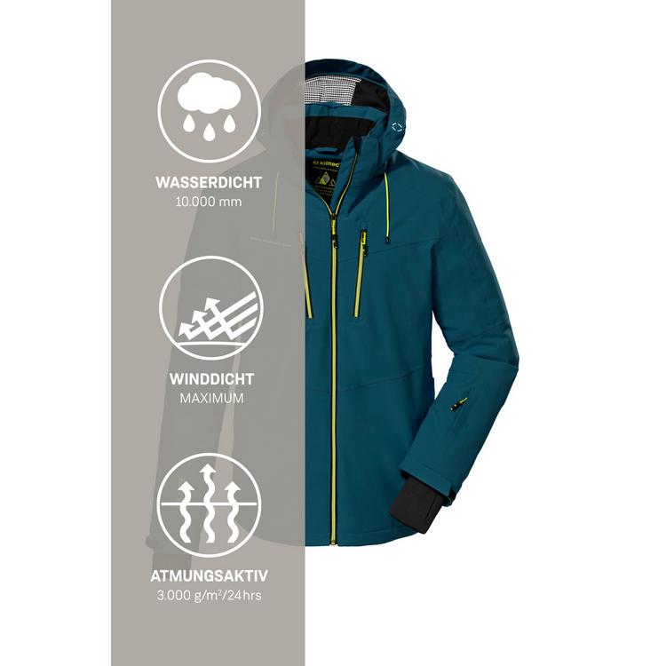 KILLTEC KILLTEC KSW 44 Skijacke Herren - dunkelpetrol - 4 | SportScheck