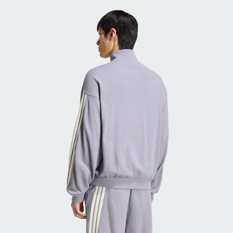 adidas adidas adidas KIT 3-Streifen Trainingsjacke Trainingsanzug Herren - Slate / Off White - 1 | SportScheck