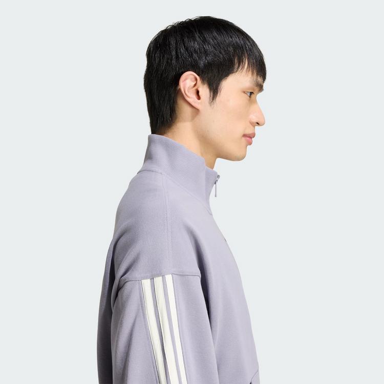 adidas adidas adidas KIT 3-Streifen Trainingsjacke Trainingsanzug Herren - Slate / Off White - 1 | SportScheck