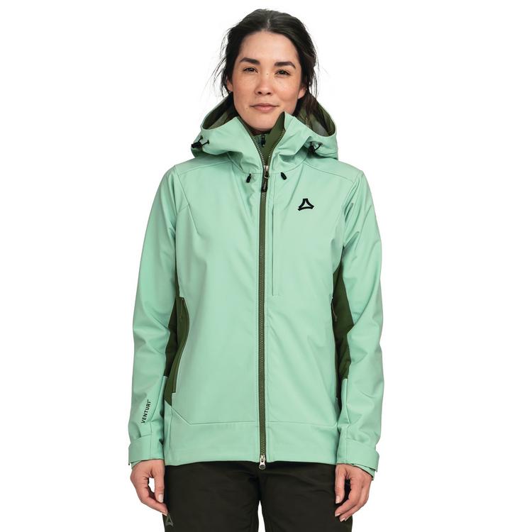 Sch&ouml;ffel Sch&ouml;ffel Softshell Jk Style Milagle WMS Outdoorjacke Damen - 6305 - gr&uuml;n - 0 | SportScheck