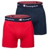CHAMPION Boxershort Unterhose Herren - Marine/Rot