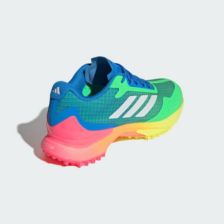 adidas adidas Fabela X 2 Schuh Multifunktionsschuhe Damen - Lucid Ray Blue / Cloud White / Screaming Green - 4 | SportScheck