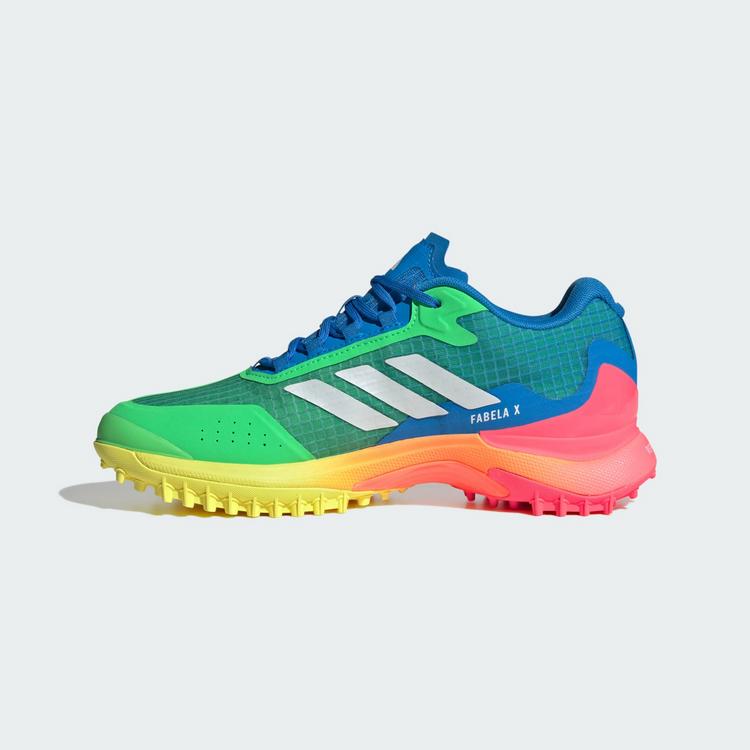 adidas adidas Fabela X 2 Schuh Multifunktionsschuhe Damen - Lucid Ray Blue / Cloud White / Screaming Green - 5 | SportScheck