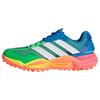 adidas adipower Hockey 4 Schuh Sneaker - Lucid Ray Blue / Cloud White / Screaming Green