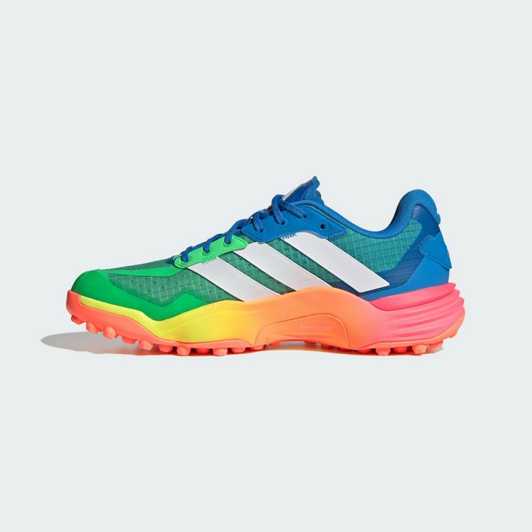 adidas adidas adipower Hockey 4 Schuh Sneaker - Lucid Ray Blue / Cloud White / Screaming Green - 5 | SportScheck