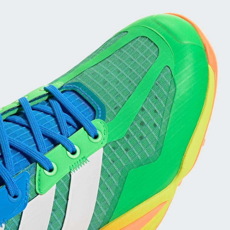 adidas adidas adipower Hockey 4 Schuh Sneaker - Lucid Ray Blue / Cloud White / Screaming Green - 6 | SportScheck