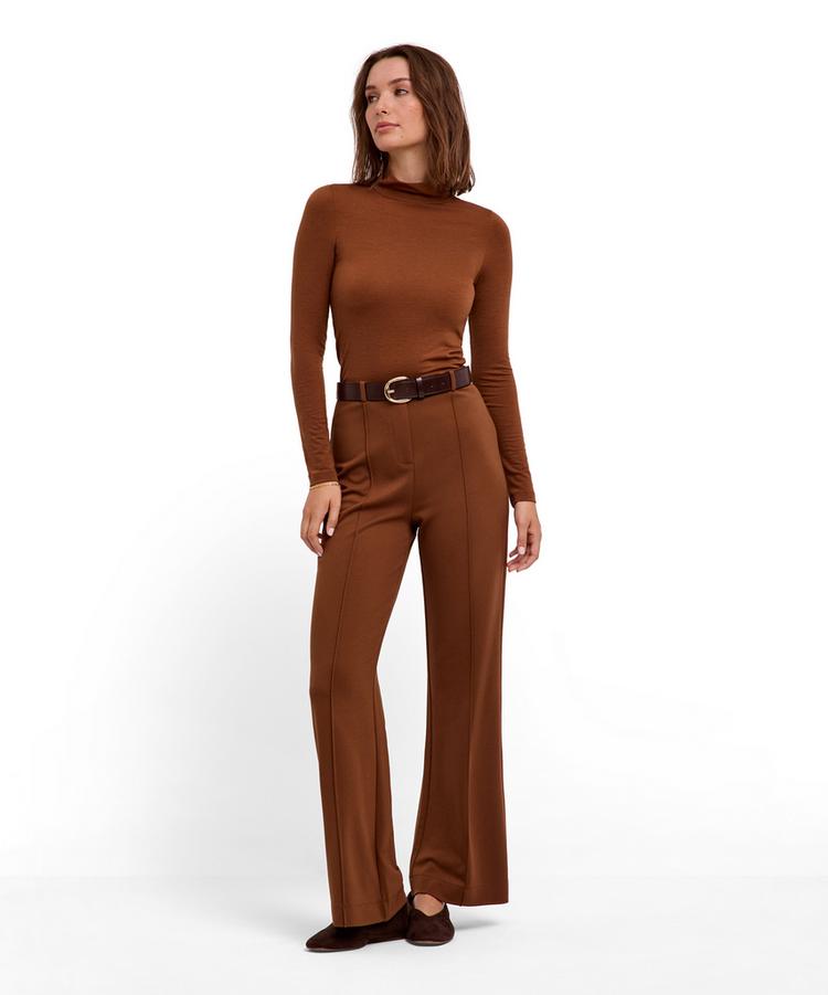 Falke Falke Merino Roll Neck T-Shirt Damen - cappucino (5520) - 1 | SportScheck
