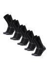 DANISH ENDURANCE Classic Hiking Crew Socken - black grey