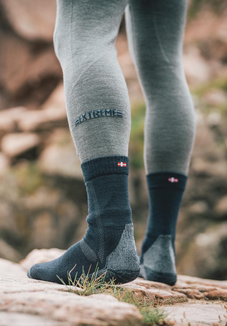 DANISH ENDURANCE DANISH ENDURANCE Classic Hiking Crew Socken - black grey - 0 | SportScheck
