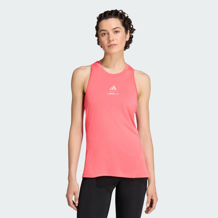 adidas adidas Les Mills Graphic Tanktop Funktionsshirt Damen - Pure Turbo / Semi Frozen Turbo - 0 | SportScheck