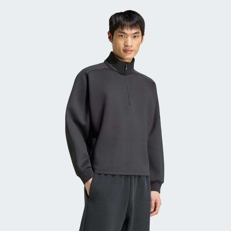 adidas adidas SOFT LUX WINTER SWEATSHIRT, Sweatshirt Herren - Black - 0 | SportScheck