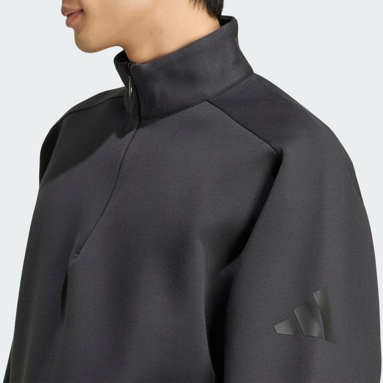 adidas adidas SOFT LUX WINTER SWEATSHIRT, Sweatshirt Herren - Black - 1 | SportScheck