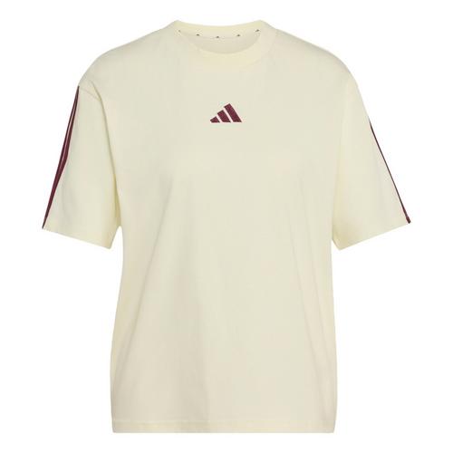 adidas Essentials 3-Streifen Boyfriend T-Shirt T-Shirt Damen
