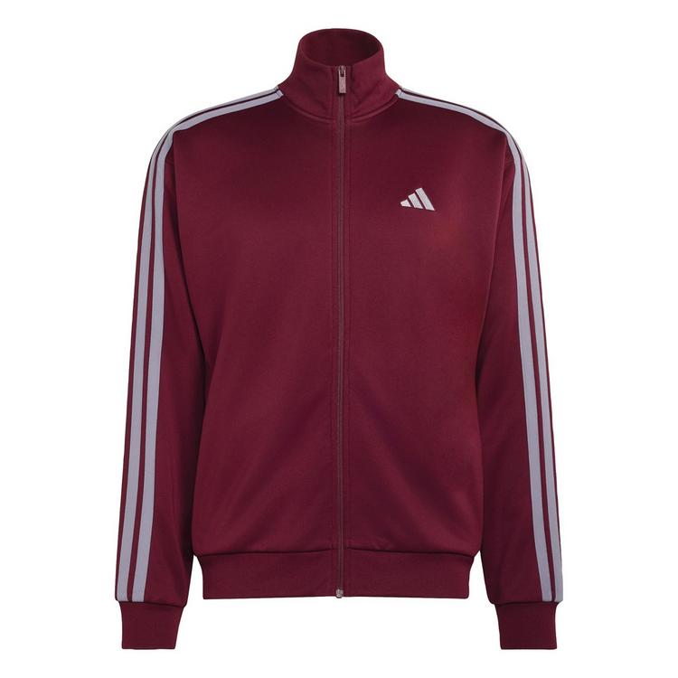 adidas adidas 3-STREIFEN FLEECE TRAININGSANZUG Trainingsanzug Herren - Team Maroon 2 / Slate - 0 | SportScheck