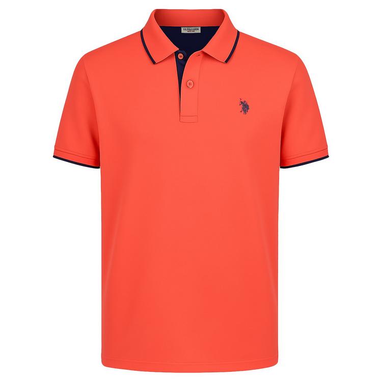 U.S. Polo Assn. U.S. Polo Assn. Poloshirt Poloshirt Herren - Koralle - 0 | SportScheck