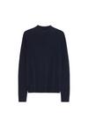 DANISH ENDURANCE Heritage Merino Cashmere Rundhalspullover Damen - navy