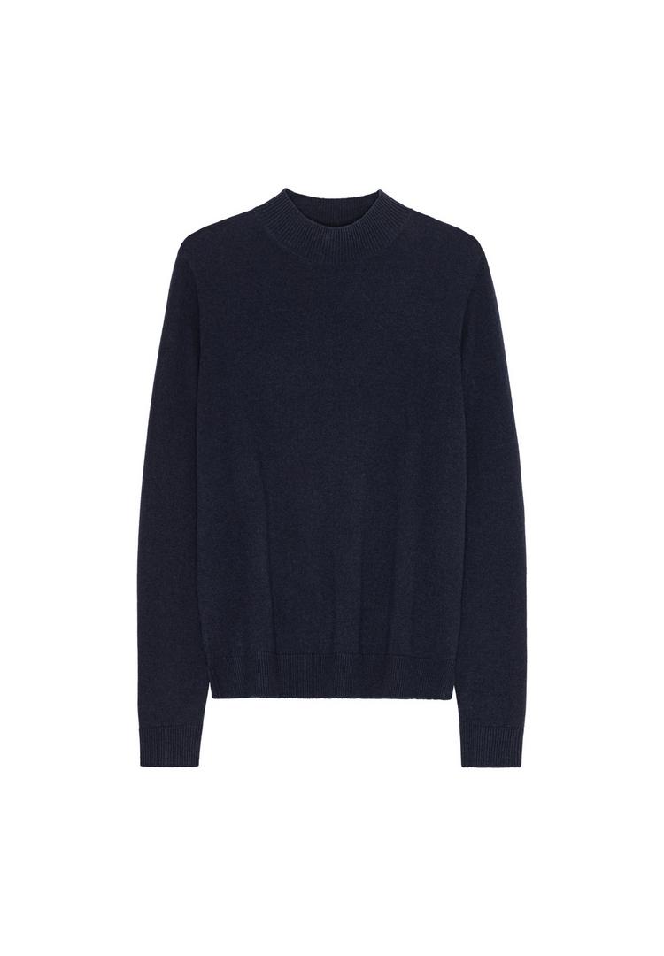 DANISH ENDURANCE DANISH ENDURANCE Heritage Merino Cashmere Rundhalspullover Damen - navy - 0 | SportScheck