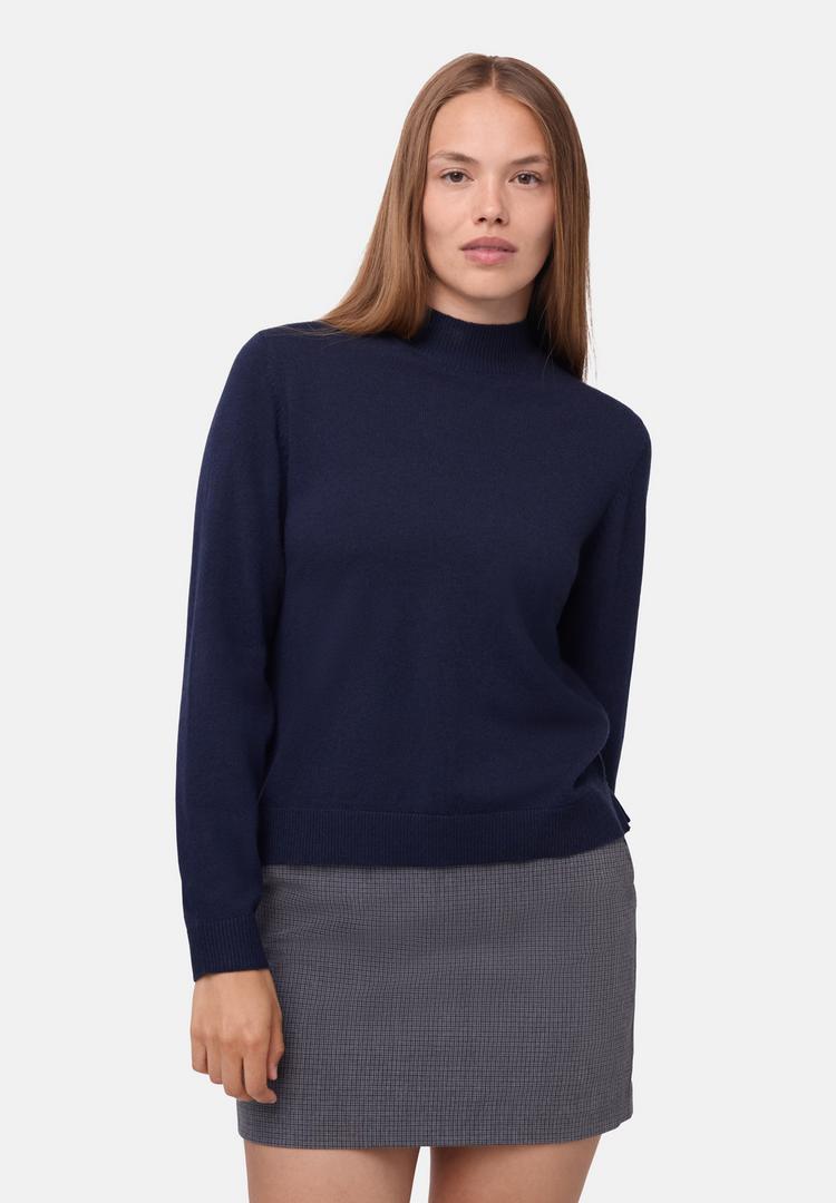 DANISH ENDURANCE DANISH ENDURANCE Heritage Merino Cashmere Rundhalspullover Damen - navy - 0 | SportScheck