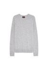 DANISH ENDURANCE Heritage Merino Cashmere Rundhalspullover Herren - hellgrau