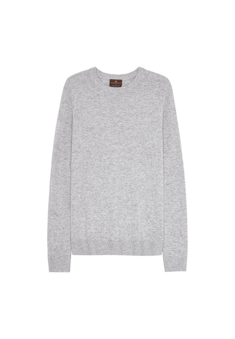 DANISH ENDURANCE DANISH ENDURANCE Heritage Merino Cashmere Rundhalspullover Herren - hellgrau - 0 | SportScheck