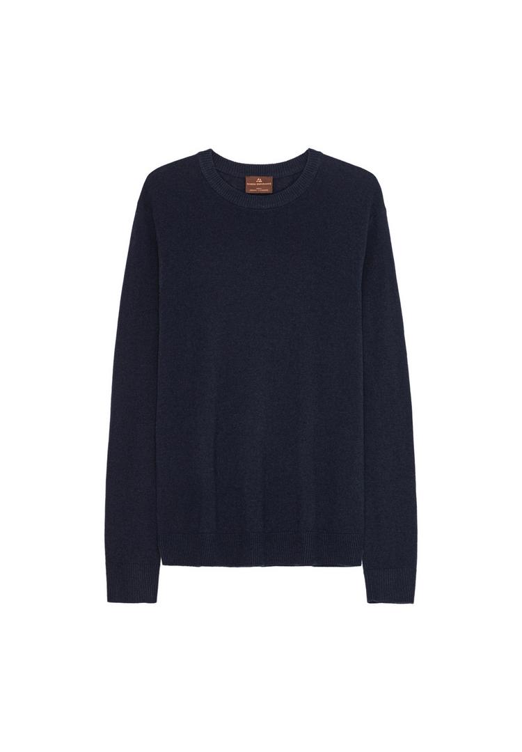 DANISH ENDURANCE DANISH ENDURANCE Heritage Merino Cashmere Rundhalspullover Herren - navy - 0 | SportScheck