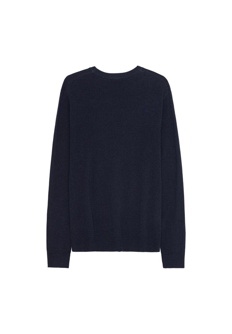 DANISH ENDURANCE DANISH ENDURANCE Heritage Merino Cashmere Rundhalspullover Herren - navy - 0 | SportScheck