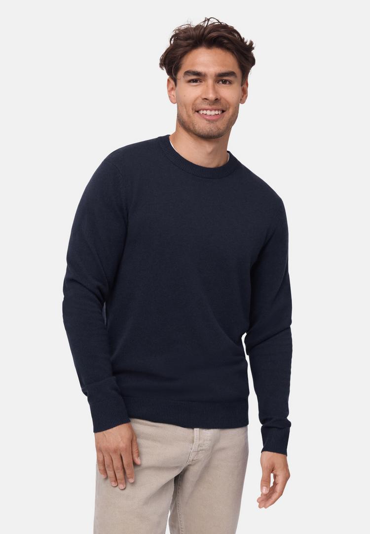 DANISH ENDURANCE DANISH ENDURANCE Heritage Merino Cashmere Rundhalspullover Herren - navy - 0 | SportScheck