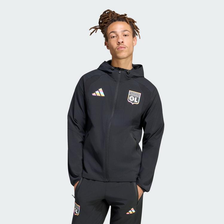 adidas adidas Olympique Lyon Tiro Travel Windbreaker Windbreaker Herren - Black - 0 | SportScheck