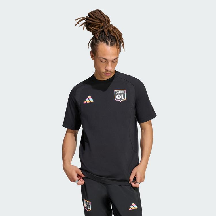 adidas adidas Olympique Lyonnais Tiro Travel T-Shirt T-Shirt Herren - Black - 0 | SportScheck