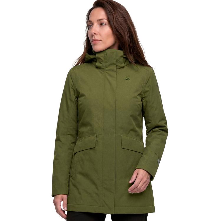 Sch&ouml;ffel Sch&ouml;ffel 3in1 Parka Style Borkol WMS Doppeljacke Damen - 6875 - gr&uuml;n - 0 | SportScheck