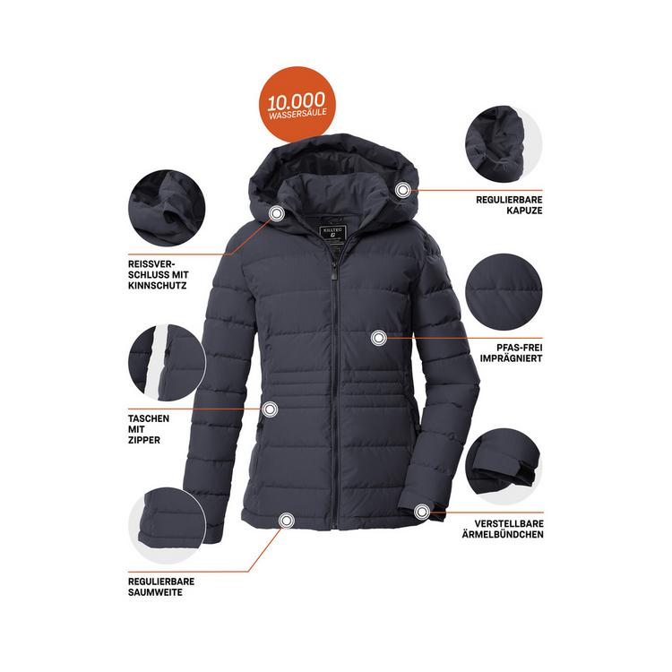 KILLTEC KILLTEC KOW 10 WMN QLTD JCKT Softshelljacke Damen - Blau3023 - 3 | SportScheck