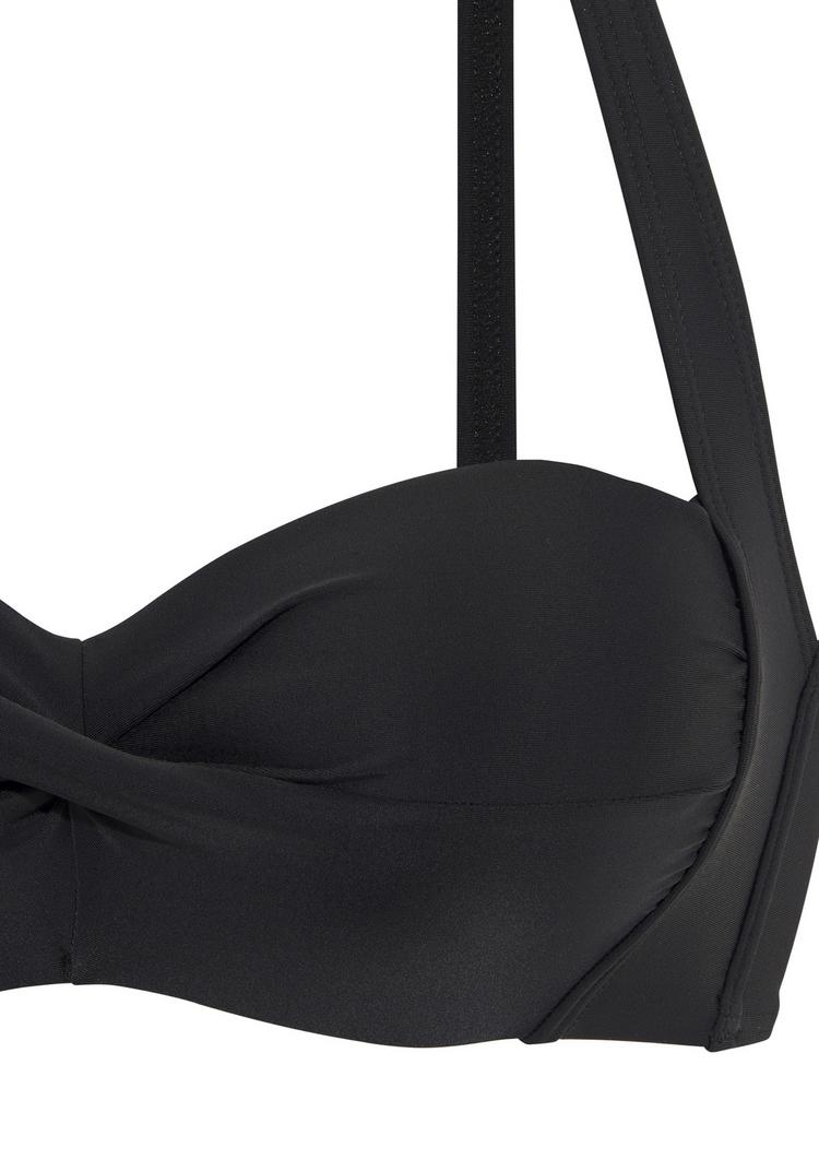 Lascana Lascana Bandeau-Bikini-Top Bikini Oberteil Damen - schwarz - 1 | SportScheck