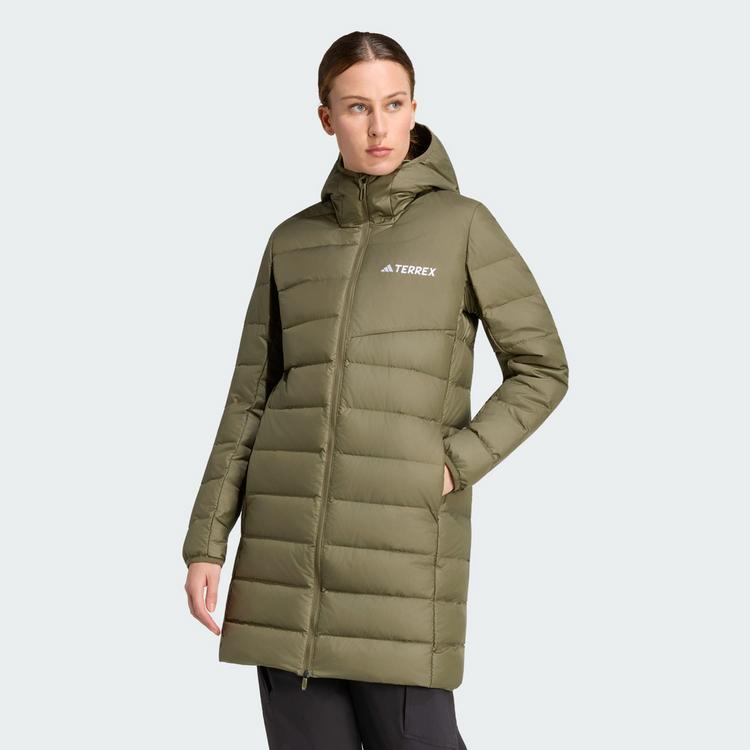 adidas adidas Terrex Multi Light Kapuzenparka 2.0 Jacke Damen - Olive Strata - 0 | SportScheck