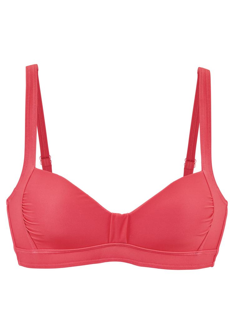 Lascana Lascana Bandeau-Bikini-Top Bikini Oberteil Damen - koralle - 0 | SportScheck