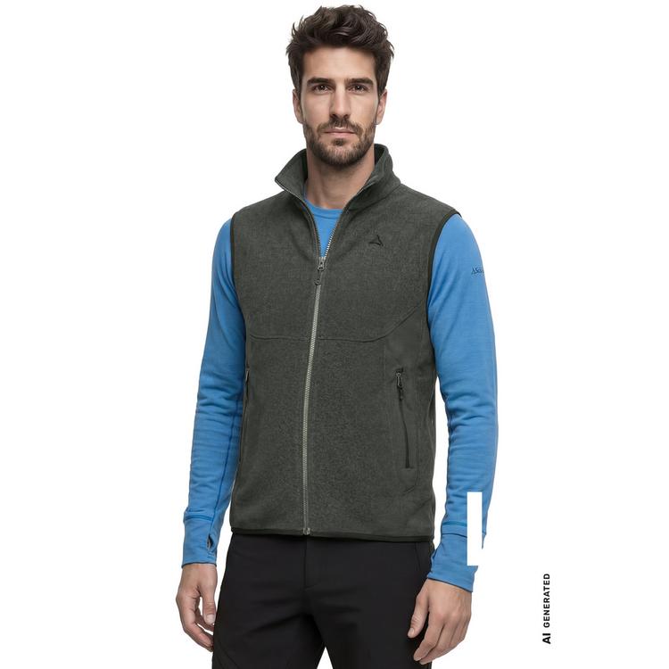 Sch&ouml;ffel Sch&ouml;ffel CIRC Fleece Vt Style Yew MEN Fleeceweste Herren - black - 0 | SportScheck