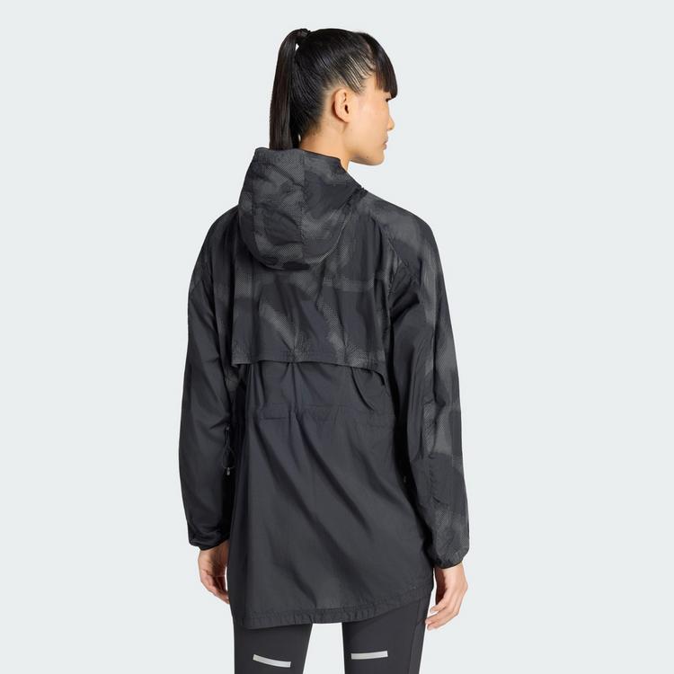 adidas adidas adi365 Hi-Vis Jacke, Allover-Print Laufjacke Damen - Black - 1 | SportScheck