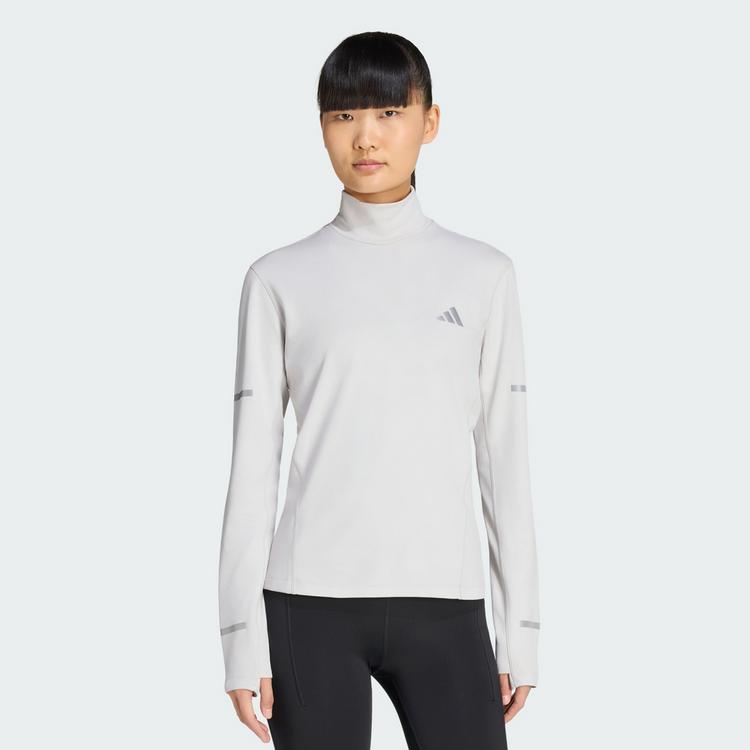 adidas adidas adi365 Running Warm Longsleeve Laufshirt Damen - Grey One - 0 | SportScheck
