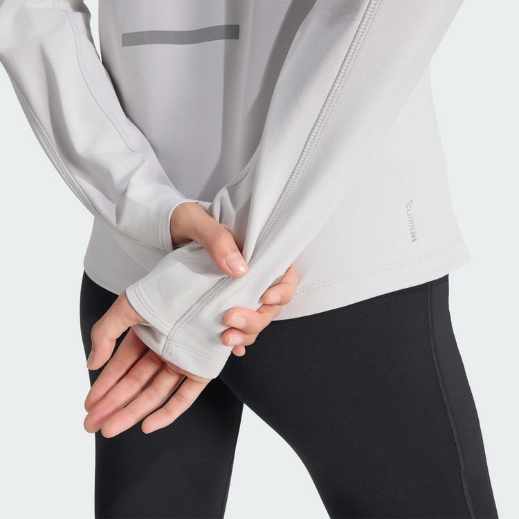 adidas adidas adi365 Running Warm Longsleeve Laufshirt Damen - Grey One - 1 | SportScheck