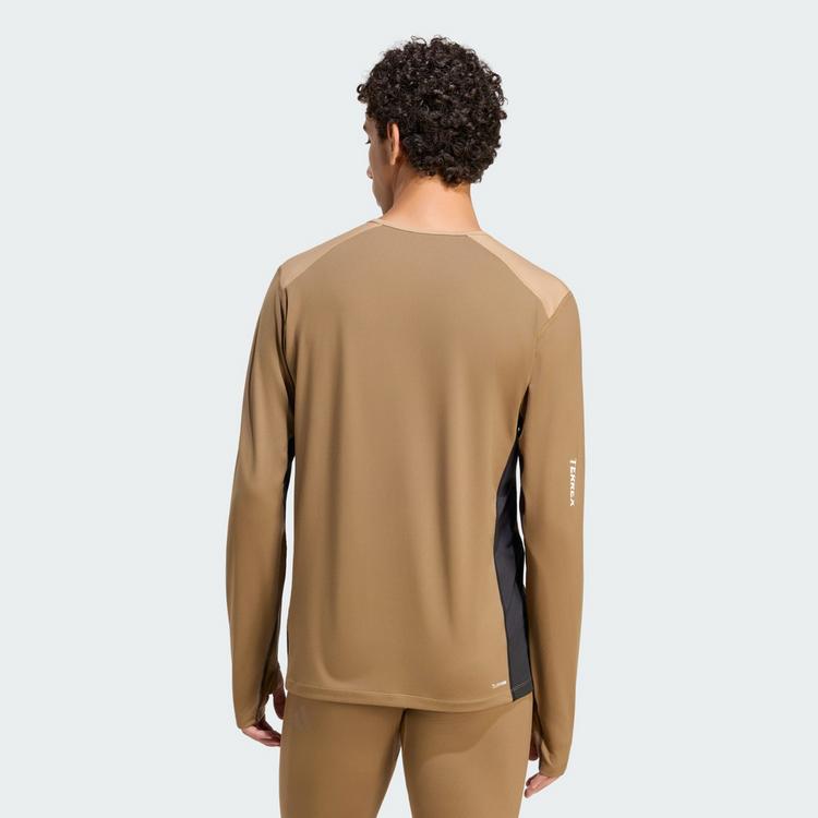 adidas adidas TERREX MULTI BASELAYER Shirt, SYNTHETIK T-Shirt Herren - Cardboard - 1 | SportScheck