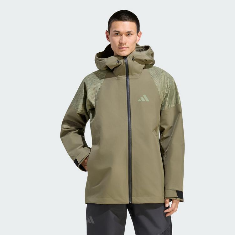 adidas adidas Terrex Xperior Hybrid PRIMEKNIT Outdoorjacke Herren - Olive Strata - 0 | SportScheck