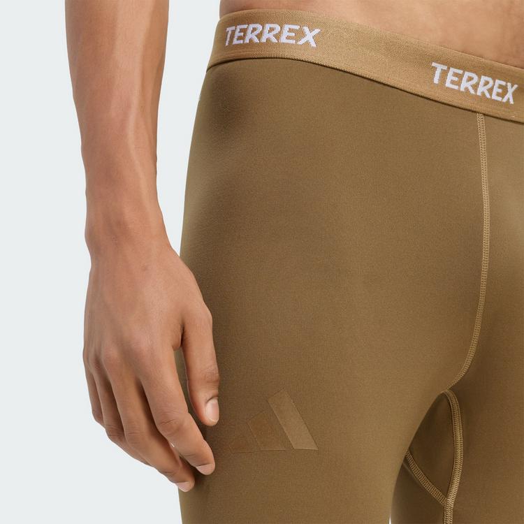 adidas adidas TERREX MULTI LEGGINGS, SYNTHETIK Tights Herren - Brown Oxide - 0 | SportScheck