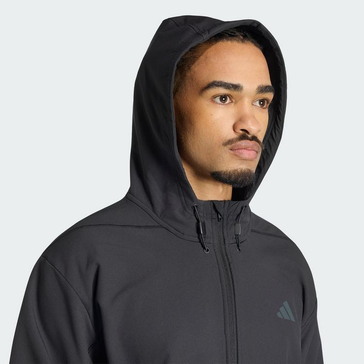adidas adidas D4T CLIMAWARM Jacke, durchgehender Trainingsjacke Herren - Black - 0 | SportScheck