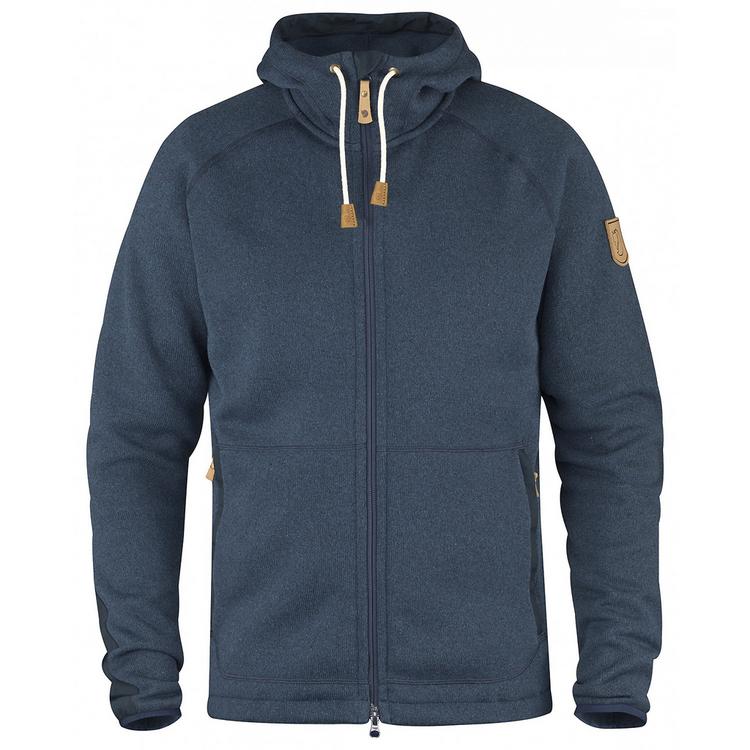 FJ&Auml;LLR&Auml;VEN FJ&Auml;LLR&Auml;VEN &Ouml;vik Fleece Hoodie Funktionsjacke Herren - Marine - 0 | SportScheck