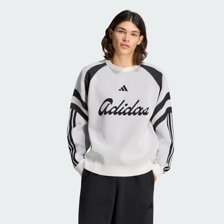adidas adidas HOUSE OF TIRO SWEATSHIRT, GEWIRKTES Sweatshirt Herren - White / Black - 0 | SportScheck