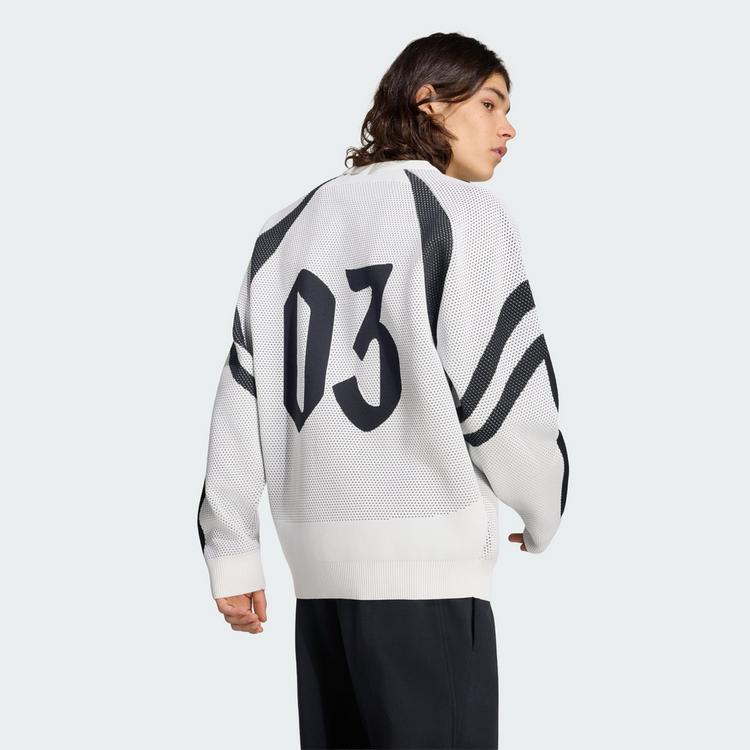adidas adidas HOUSE OF TIRO SWEATSHIRT, GEWIRKTES Sweatshirt Herren - White / Black - 1 | SportScheck