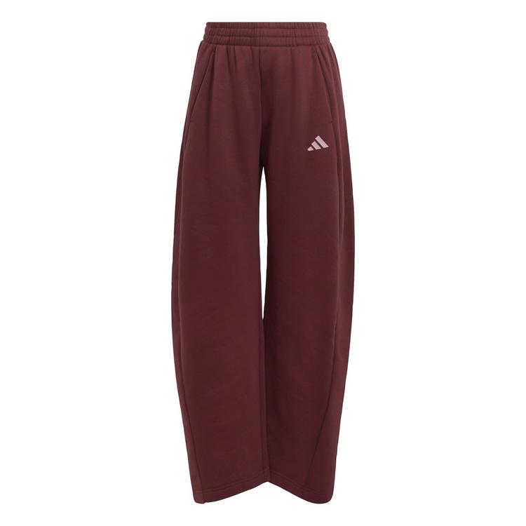 adidas adidas 3 STREIFEN STUDIO FLEECE BARREL-HOSE Stoffhose Damen - Aurora Ruby - 0 | SportScheck